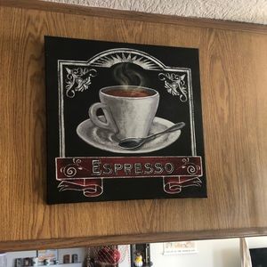 set of 3! Coffee canvases